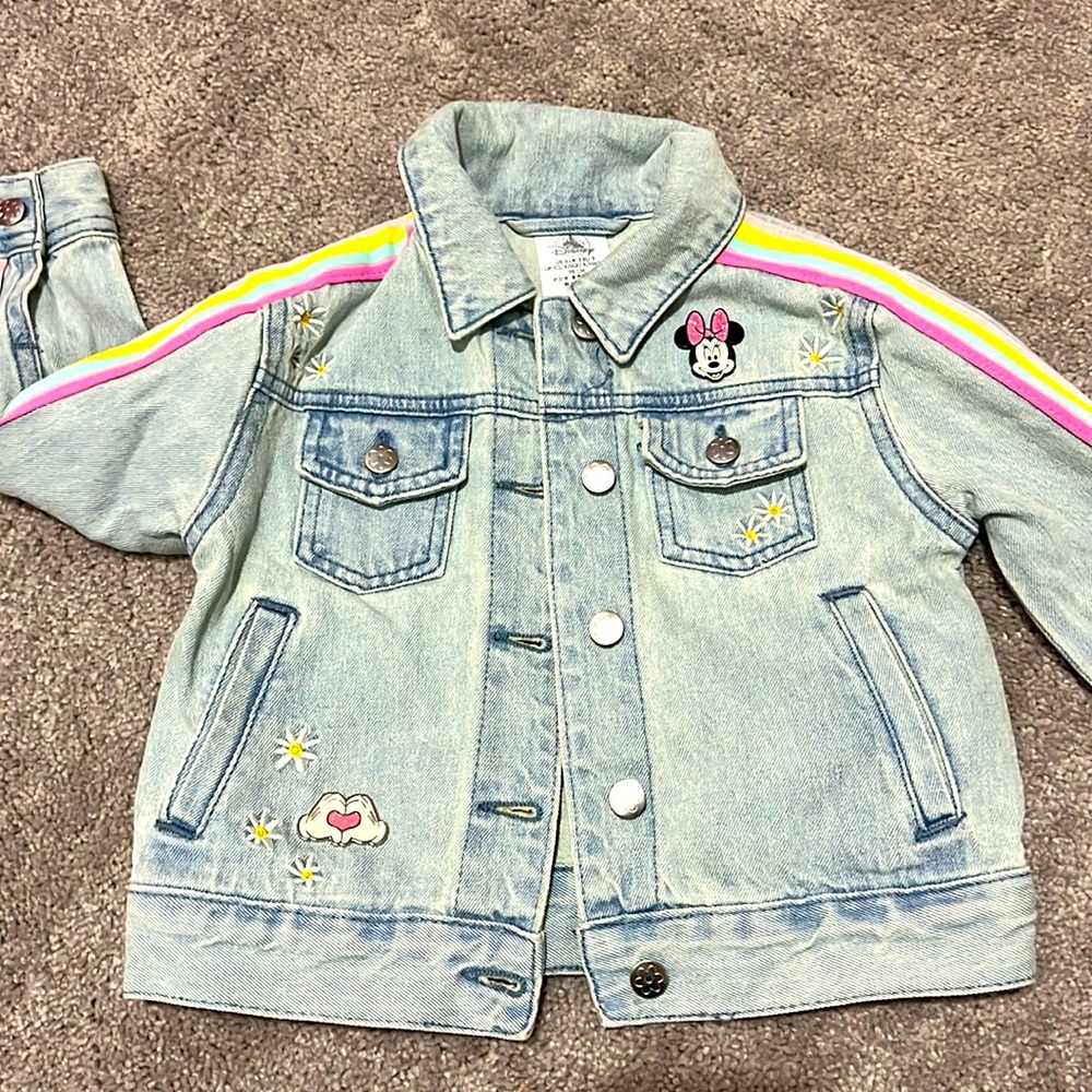 Disney Gap Kids Minnie Mouse Jean Jacket 🧥